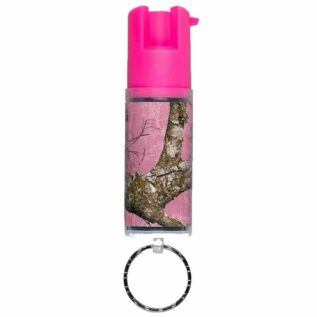 Sabre Pink Realtree Camo Key Ring Pepper Spray