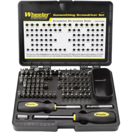 Wheeler Engineering 89-Piece Professional-Plus Gunsmithing Screwdriver Set