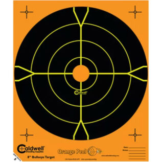 Caldwell Orange Peel 25-Pack 20cm Bullseye Target