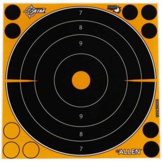 Allen EZ Aim 8in Adhesive Splash Bullseye Target 6 Pack
