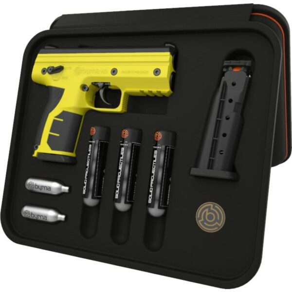 BYRNA Yellow HD Non Lethal Pistol Ready Kit