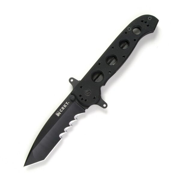 CRKT M16-14SFG Special Forces G10 Partially Serrated Black Knife