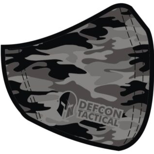 DEFCON Tactical Face Mask - Grey Camo