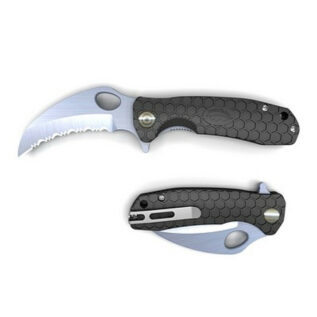 Honey Badger Medium Black Serrated Claw Knife