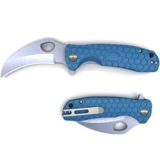 Honey Badger Large Claw Folding Knife - Blue Plain