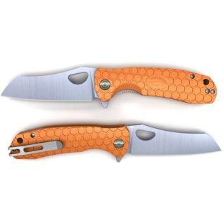 Honey Badger Wharncleaver Folding Knife - Orange/Medium