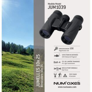 Num’axes 10x25 Binoculars