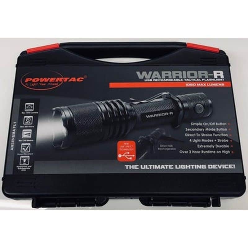 Powertac Warrior R LED Flashlight