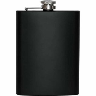 Rothco Black Stainless Steel Flask