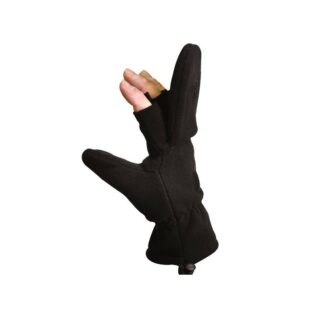 Rothco Large Black Sniper Fingerless Fleece Glove