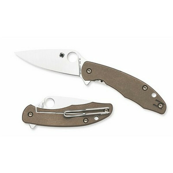 Spyderco C202TIP Mantra Ti Plain Folding Knife