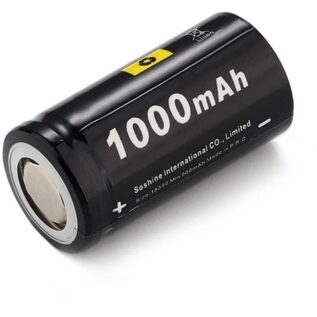 Soshine 18350 Li-ion 3.7V 1000mAh Battery