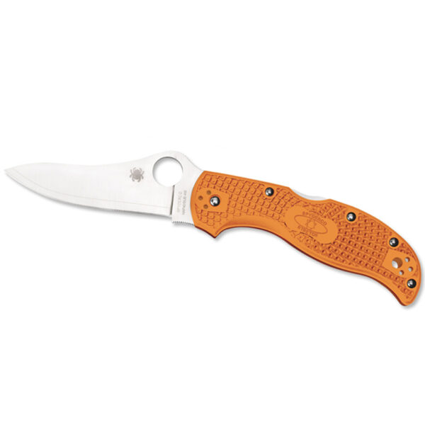 Spyderco Folding Knife - Burnt Orange - Stretch (C90)