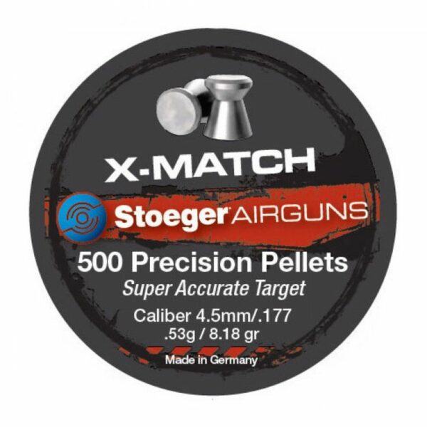 Stoeger X-Match Pellets - 4.5mm/500